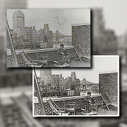 Restoration and reproduction of a photograph of Henri Matisse in New York