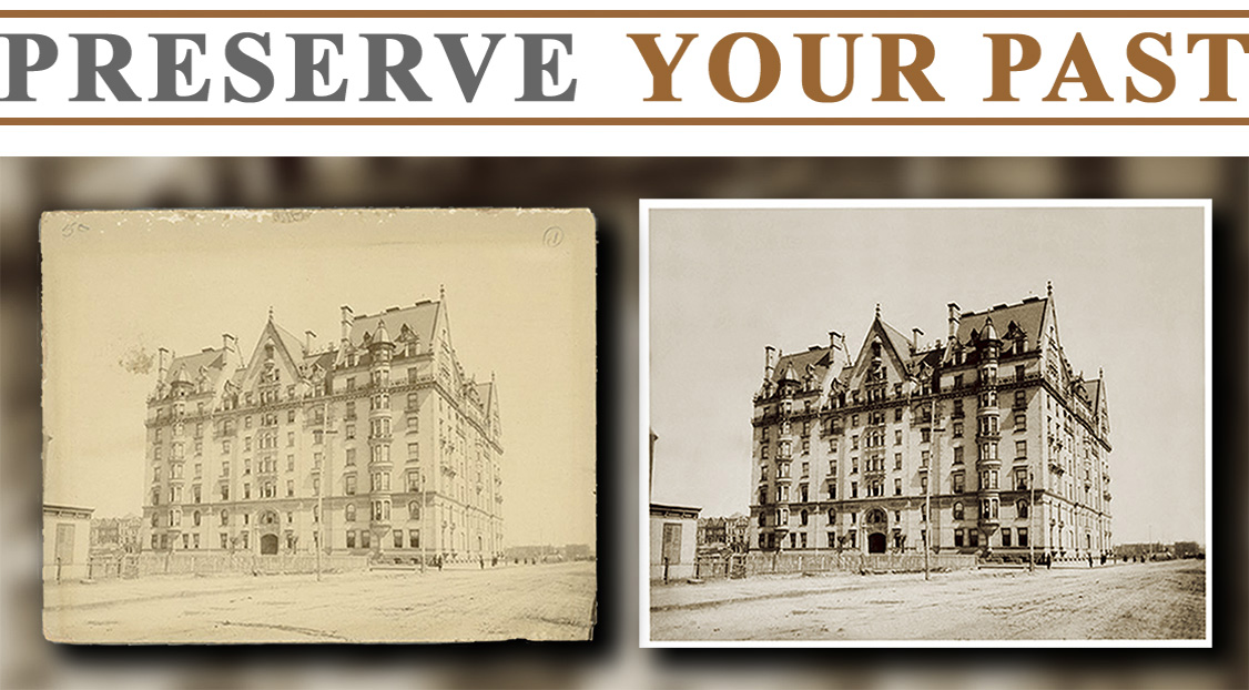 The digital archiving and restoration of this photograph was commissioned by one of the exclusive New York City social clubs dedicated to the preservation of New York history and heritage. 

The photograph was meticulously cleaned to remove any dust and grime that had formed on the surface over time, before a high-resolution scan was created. Following the client’s request, a copy of the photograph, as it would have appeared without any fading, damage, or loss of color, was produced in addition to an unaltered image. 